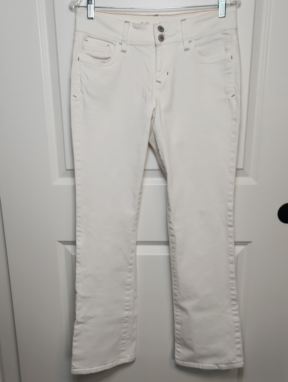 Vintage Old Navy The Sweetheart White Low Rise Boot Cut Jeans Size 4